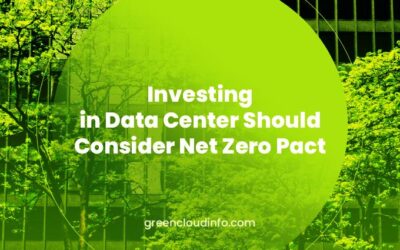 Investing in Data Centre Should Consider Net Zero Pact